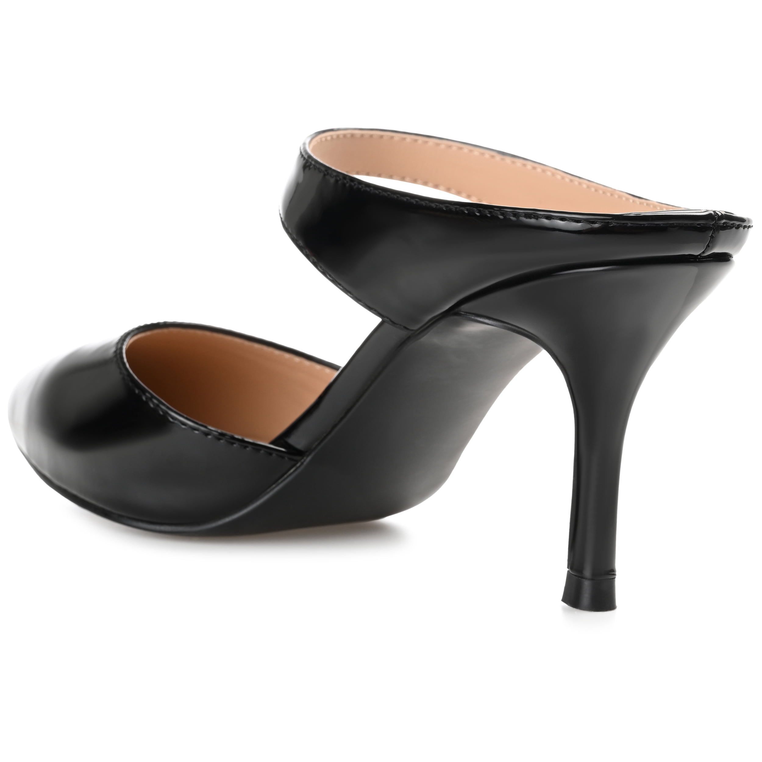 Journee Womens Maevali Mules Mid Stiletto Pointed Toe Pumps