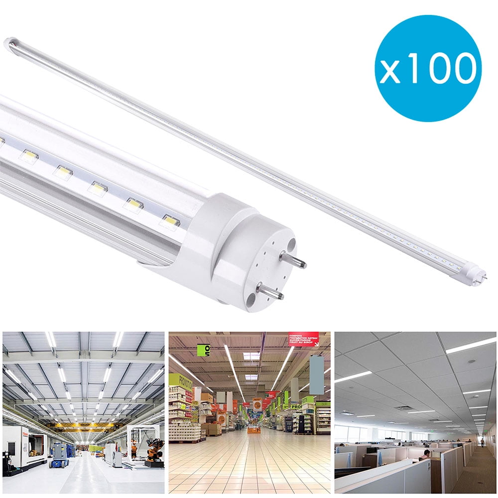 100x Starter Fuse; Replace Fluorescent Tube for LED T8 Lamp Lightbulb Light Blue 
