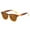 Tea Yellow Frame Tea Slices, variant on Rulwuck Polarized Sunglasses for Men Women Classic Vintage 80s Shades UV Protection Sun Glasses