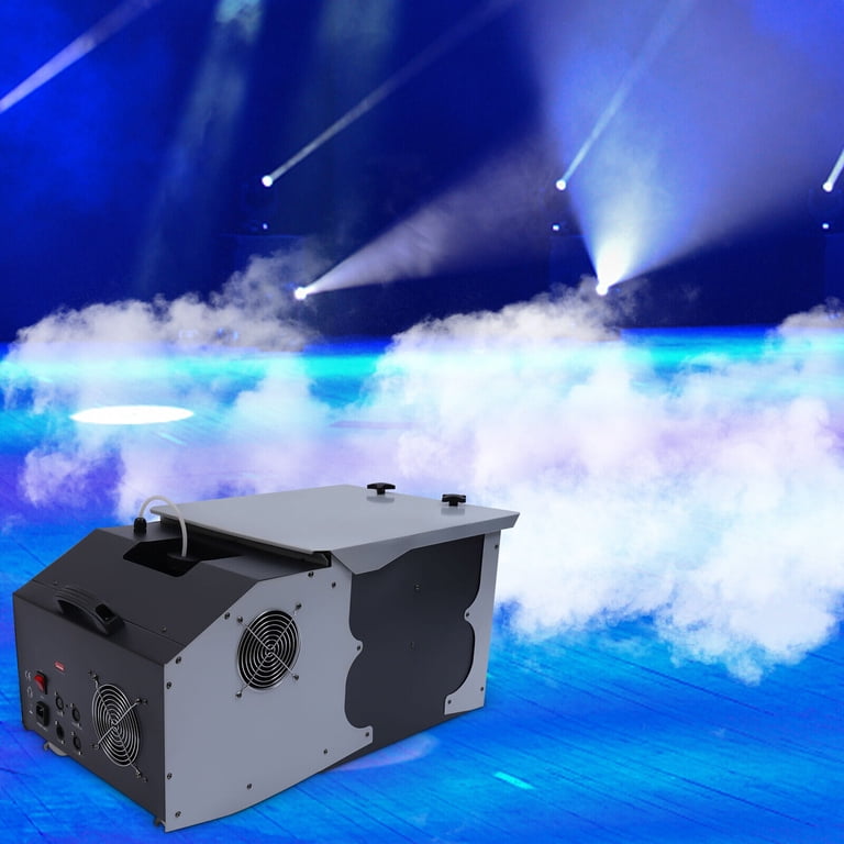 3000W Low Lying Smoke Fog Machine | Dry Ice Alternative, Remote & DMX Control, 2L Tank For Parties & Stage Effects