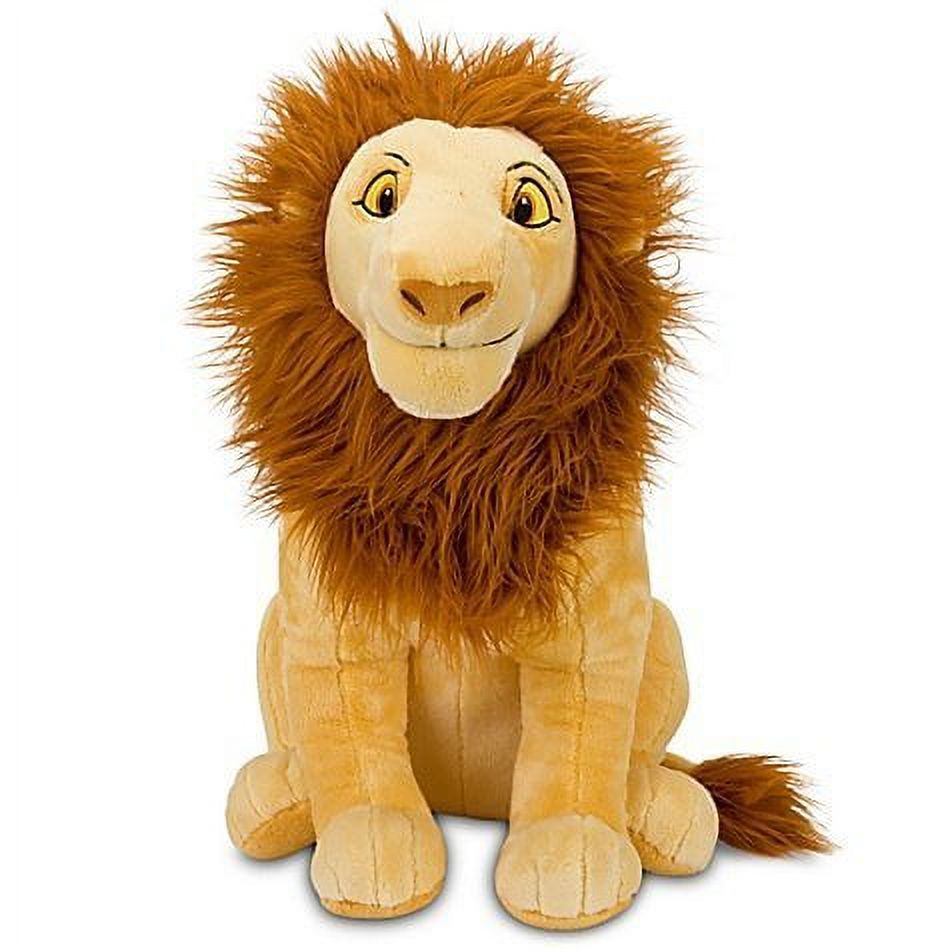 Disney Plush Lion King Guard Sitting Orange Hair Stuffed Animal