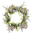 thumbnail image 1 of Corona artificiales con corona de de primavera para decoración de puerta dentera de ventana al Ronda Sunnimix Corona de la puerta de entrada, 1 of 7