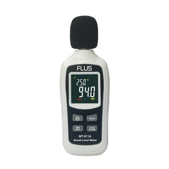 Sound Level Meter Portable Sound Decibel Meter with Backlight LCD Display Screen Noise Sound Measurement Meter for Factories Apartment School Office and Street
