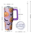 thumbnail image 2 of 30oz Halloween Tumbler with Handle, Pumpkin Skull Witch | Print | Halloween Gifts for Family & Friends | with Lids and Straws | Stainless Steel Insulated | Travel Mug, 2 of 5