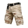 thumbnail image 5 of CONZONE Mens Cargo Shorts Buttons Summer Shorts For Men Camouflage Lightweight Loose Fit Outdoor Shorts With Pockets, 5 of 5