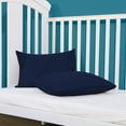thumbnail image 5 of Flxxie 2 Pack Brushed Microfiber Toddler Pillowcases with Zipper Closure, Super Soft and Cozy Travel Pillow Covers, 13" x 18", Fits Pillows Sized 12"x16" 13"x18" 14"x19", Navy Blue, 5 of 5