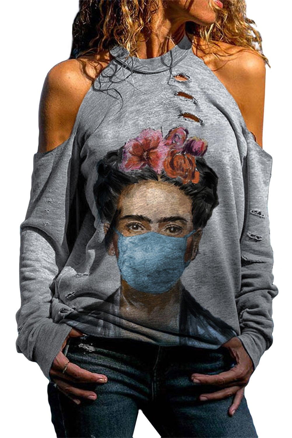 Frida kahlo shirt walmart Clearance