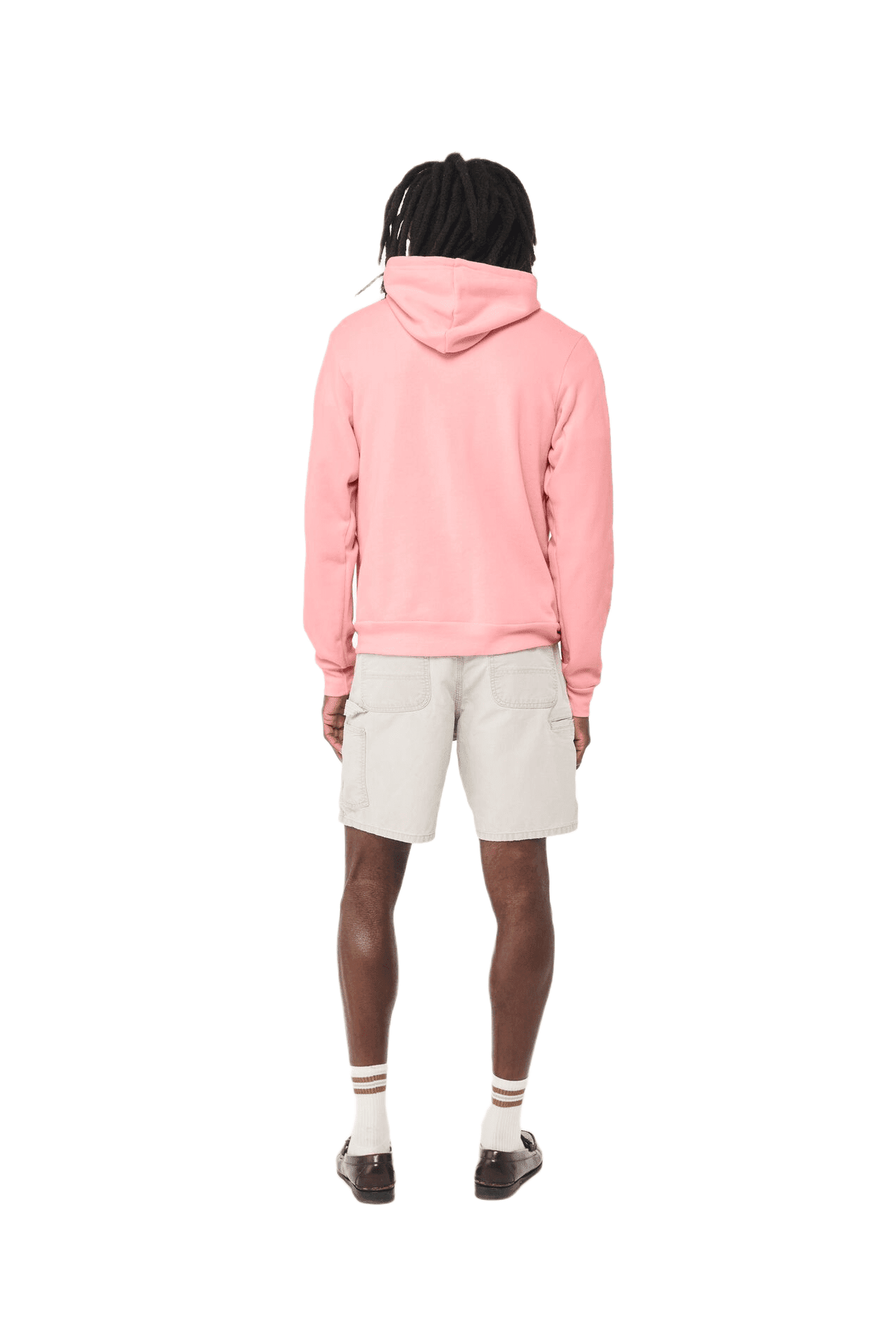 BELLA+CANVAS Adult Pullover Personalized Hoodie, Create Your Own Designs, Pink, Large, Unisex