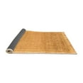 thumbnail image 2 of Ahgly Company Indoor Square Abstract Orange Modern Area Rugs, 6' Square, 2 of 4