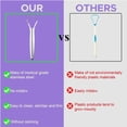 thumbnail image 6 of Soug Tongue Scraper for Adults to Reduce Bad Breath, Stainless Steel Tongue Cleaners, Metal Tongue Scraper, Fresh Breath Tongue Cleaner New, 6 of 8