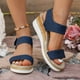 thumbnail image 2 of Bmisegm Cool Slippers Female Soft Soled Non Slip Wear Resisting Flat Beach Flops Lady Sandals Women Slippers Sandals Women Summer Blue 7.5, 2 of 9