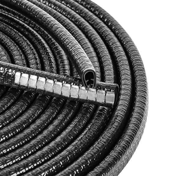 Car Door Edge Guards Universal Fit, U Shape Rubber Trim 16Ft Protection Strip