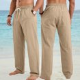 thumbnail image 2 of Akiihool Mens Trousers Casual Pants Men's Relaxed Fit Casual Stretch Pant Winter Casual Khaki,L, 2 of 9