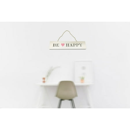 Office Decor Stores Battery-Operated Lighted Sign with Be Happy; Product Size: 13.75 x 3.125 x 0.875 . Hanging in any room, office, shop, dorm, store. Remind people Be Happy! ()