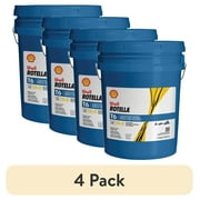 (4 pack) Shell Rotella T6 Full Synthetic 15W-40 Diesel Engine Oil, 5 Gallon