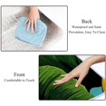 thumbnail image 4 of Banana Extra Large Canvas Picnic Blanket Waterproof Backing, Portable Beach Mat for Outdoor Travel, Foldable Camping Mat with Handle - Blue Stripe Pattern, 4 of 6