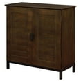 thumbnail image 1 of Armoire moderne en MDF et métal – noyer, 1 of 7