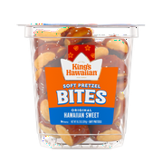 KING’S HAWAIIAN® Original Hawaiian Sweet Soft Pretzel Bites 10.2 oz, Tub
