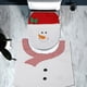 thumbnail image 4 of Funda para Inodoro navideño Xihbxyly Diseño de Papá Noel y Muñeco de nieve, 4 of 6