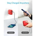 thumbnail image 3 of Anker PowerCore Fusion 10000, 20W Portable USB-C Wall Charger 10000mAh 2-in-1 with Power Delivery, Red, 3 of 7