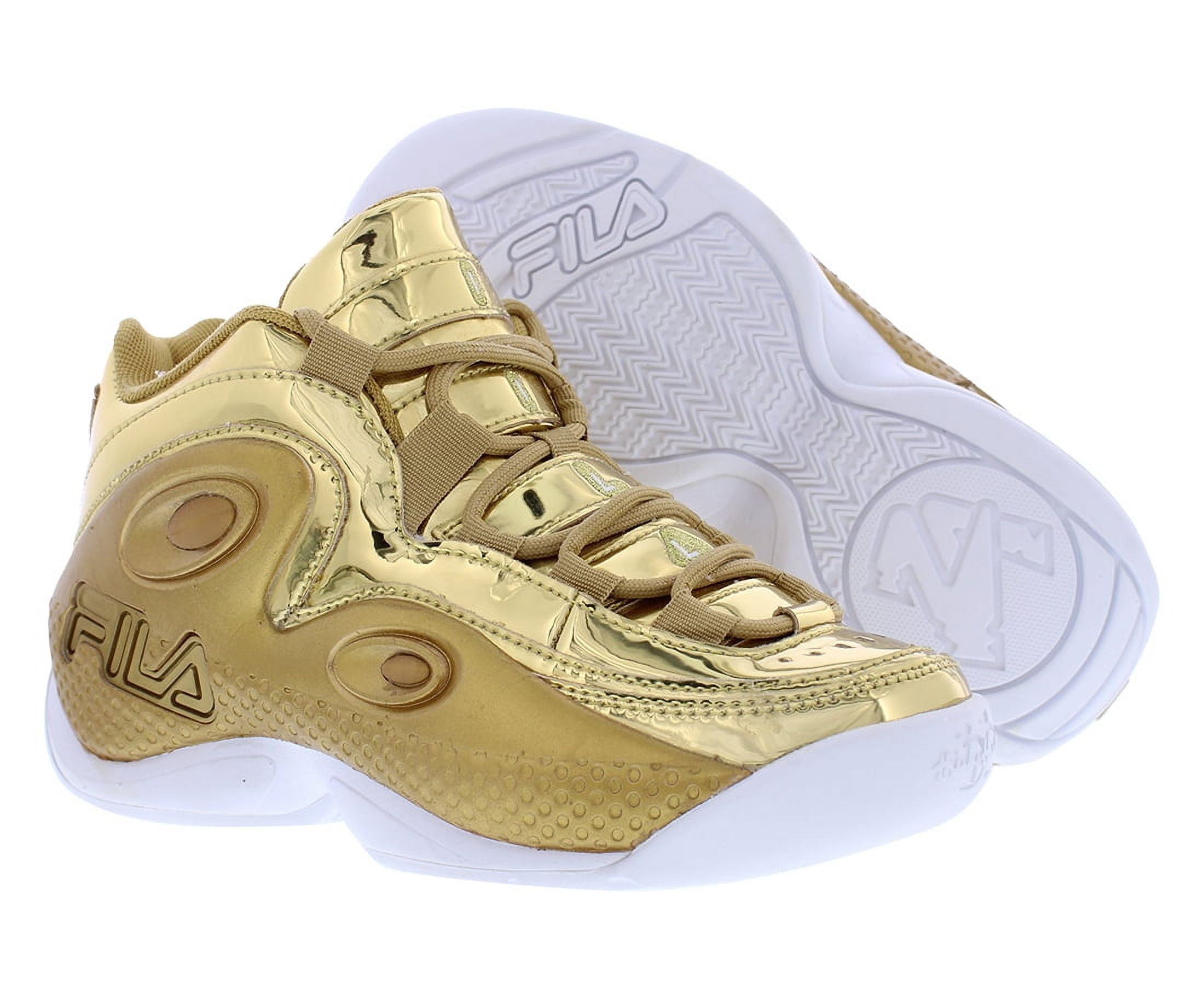 Fila Grant Hill 3 Metallic Gold Athletic Basketball Shoes Sz Men 7 Women… Fila Grant Hill 3 Metallic Gold Athletic Basketball Shoes Sz  main image 4