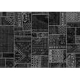 thumbnail image 1 of Ahgly Company Indoor Rectangle Oriental Gray Modern Area Rugs, 2' x 4', 1 of 4