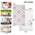 thumbnail image 6 of Yayeee 100% Cotton Hand Towels for Bathroom 16" x 28" Soft Absorbent Kitchen Towel, Colorful Abstract Pattern, 6 of 7