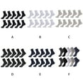 thumbnail image 4 of Guardurnaity 10 Uds. De calcetines para hombre, calcetines absorbentes para el sudor de poliéster y algodón para verano, calcetín de tubo medio Type2 NO2, 4 of 6