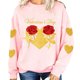 thumbnail image 4 of TaTaai Couple Crew Neck Printed Sweatshirt, Valentine's Day Gift Unisex Long-Sleeve Gift, 4 of 8