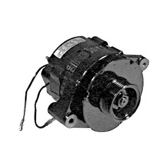 Quicksilver 863077T 65 Amp Alternator, Delco, Serpentine Belt for Various MerCruiser Engines and High Output Inboard Engines
