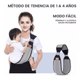 thumbnail image 4 of Mochila Cangurera Portabebés Ergonimica Gris Malubero Cangurera Portabebés, 4 of 5
