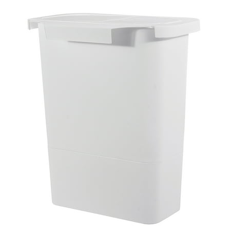 4 3l Capacity Cabinet Door Hanging Trash Can Wall Mounted Dust Bin