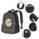 thumbnail image 2 of Balery Keep Life Simple Daisy Flower Mochila para hombre y mujer - Tela Oxford 600D resistente - Gran capacidad, resistente al agua, ideal para la escuela, viajes y senderismo, 2 of 6