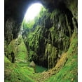 thumbnail image 3 of Ambesonne Scenery Duvet Cover Sets, Punkevni Cave in Czech, 2-Queen, Green, 3 of 7
