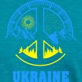 thumbnail image 3 of CafePress - Ukraine Flag Ukrainian Pride Peace Symbol T Shirt - Womens Tri-blend T-Shirt, 3 of 4
