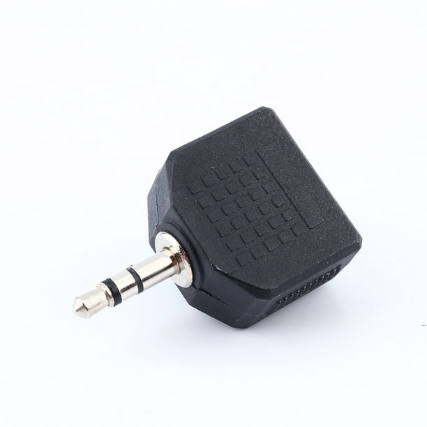Adaptador De Auriculares, Portátil, Fácil De Usar, Estéreo Estable, 1 A 2, Enchufe Para Auriculares Para PC