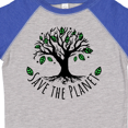 thumbnail image 4 of Inktastic Save the Planet Tree Design with Green Leaves Boys or Girls Toddler T-Shirt, 4 of 5