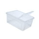 thumbnail image 4 of Caja de alimentación para reptiles, contenedor de transporte para tortugas con pequeñas aberturas, portátil, hábitat Blanco, 4 of 9