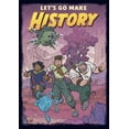 thumbnail image 2 of Women's Strange World Let's Go Make History Graphic Tee Navy Blue Large, 2 of 4