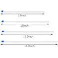 thumbnail image 2 of Yazoeia 10PCS Plastic Wrap Sliding Cutters 13 Inch, Plastic Wrap Slide Cutter with Adhesive Strip, Cling Film Rolls Cutting Device Food Wrap Dispenser for Plastic Wrap, Parchment Paper,, 2 of 5