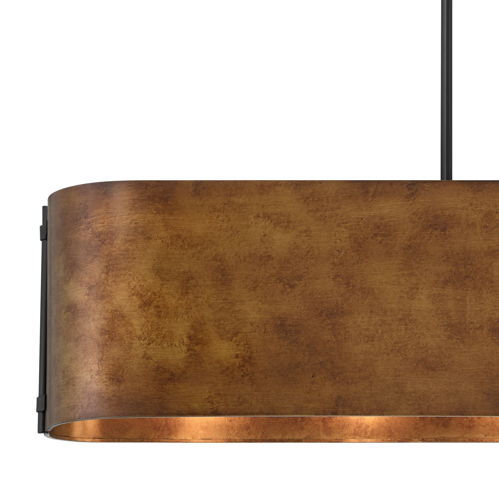 Possini Euro Design Julian 41 1/2" Farmhouse Rustic Pendant Chandelier Ceiling Light Fixture Dining Room Over Table Kitchen Island Linear Bronze