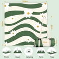 thumbnail image 3 of Lifestance Outdoor Picnic Blankets Extra Large in Versailles Daisy Design, 79" x 79" Waterproof Sandproof Foldable Compact Beach Blanket for Grass Park Mat, 3 of 10