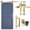 Hardware Kit Plus, variant on Rio Salto Gold Barn Door Hardware Kit Sliding Hardware Modern Barn Interior Gold Brushed Brass Panel Hardware - 5ft - Hardware ONLY Hardware Kit, 5 Feet - Single Door