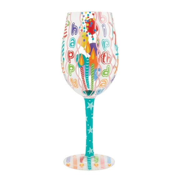 Lolita Happy Birthday Blast Wine Glass