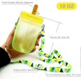thumbnail image 2 of Cute Kids Water Bottles With Straws, Creative Ice Cream Popsicle Leakproof Plastic Drink, 2 of 5