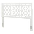 thumbnail image 1 of Bowery Hill Transitional Solid Poplar/MDF Wood Headboard Queen/Full in White, 1 of 8