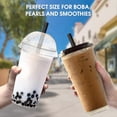 thumbnail image 4 of 200 Pcs Black Straws Individually Wrapped Plastic(0.43" x9.45" ), 4 of 5