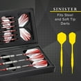 thumbnail image 2 of Casemaster Sinister Aluminum Dart Case, Holds 3 Darts and Accessories, 2 of 8