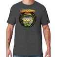 thumbnail image 1 of Mens Manu Bay Surf Company CIRCLE SURFING T-shirt, 5XL Black Heather, 1 of 3