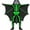 Glowing-C, variant on Hotiary Children's Glow in the Dark Halloween Clothes Black Bat Costume Masquerade Cosplay Costume Bat Style, 4-10 Years